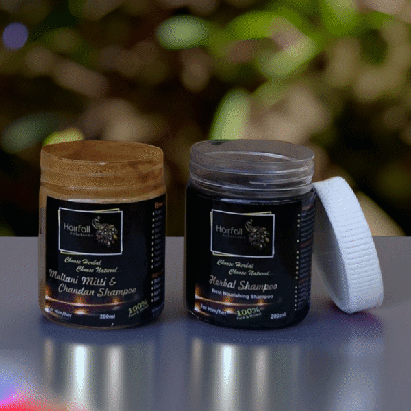 Tera Herbals and Hairfall Solutions™ Clarifying and Nourishment Shampoo Combo – Ayurvedic Hair Care Set