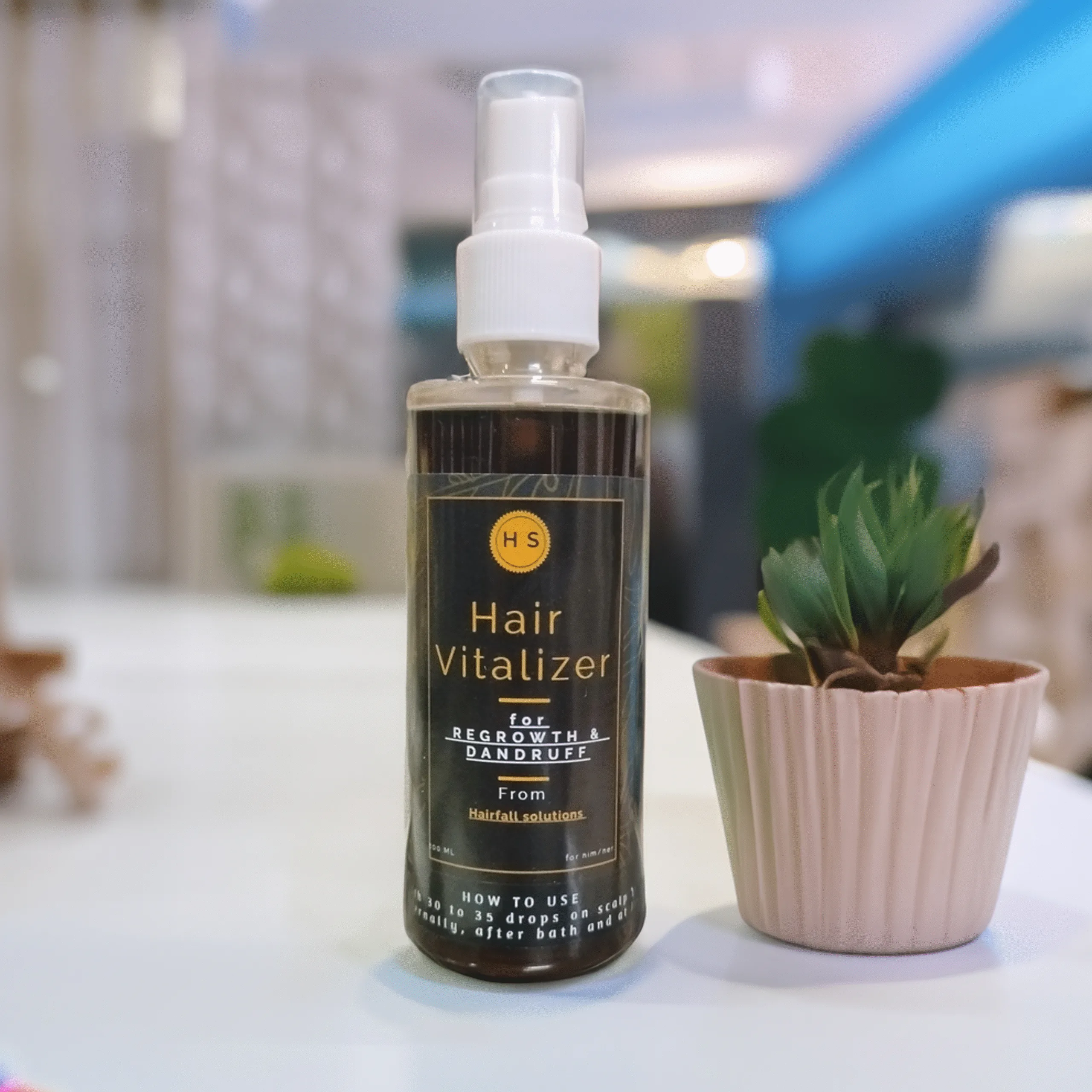 Tera Herbals and Hairfall Solutions™ Hair Vitaliser – Promotes Hairfall Control and Regrowth