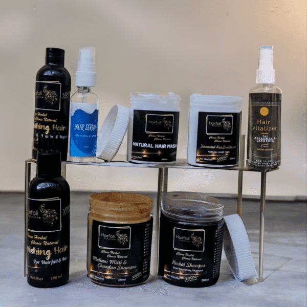 Tera Herbals and Hairfall Solutions™ Hairfall and Regrowth Kit – Ayurvedic Hair Care Set