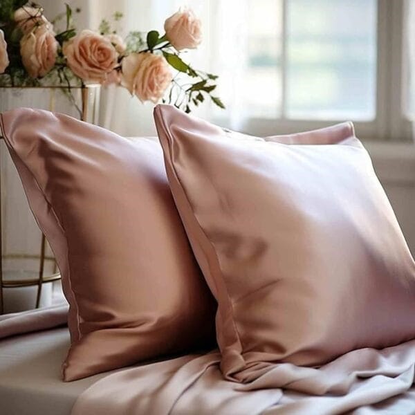 Model Sleeping on Silk Pillow from Tera Herbals and Hairfall Solutions™ for Healthy Hair and Skin