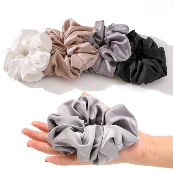 Multi-Pack of Silk Hair Scrunchies from Hairfall Solutions™ and Tera Herbals